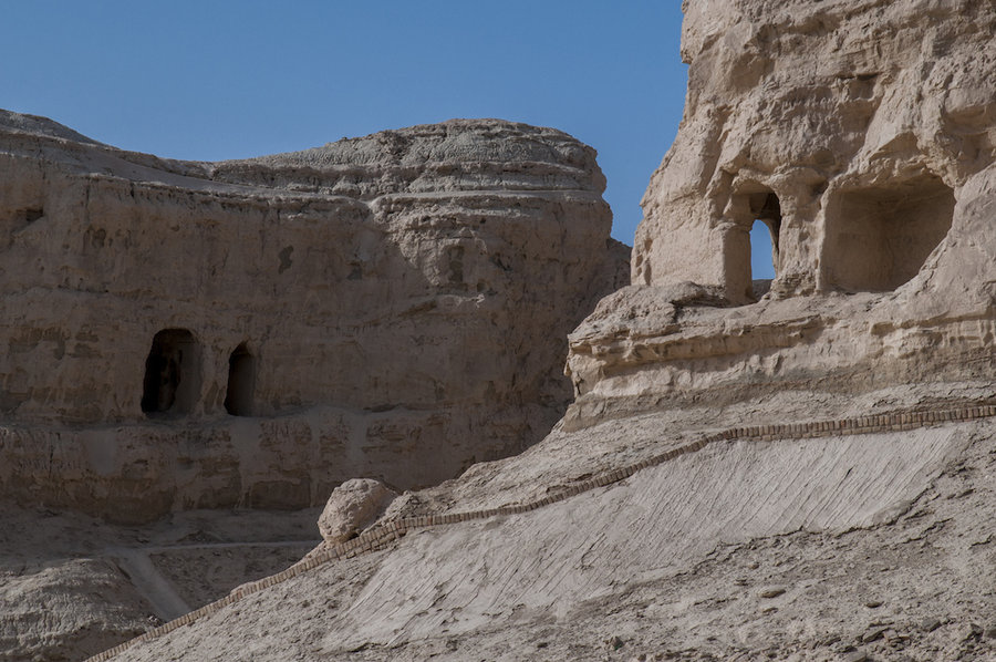 A scenic view of Aksu Kezi Er Gaha Shiku