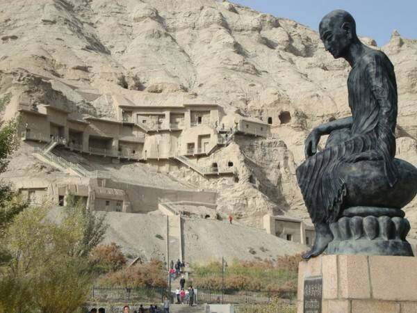 A scenic view of Aksu Kezi Er Qianfodong