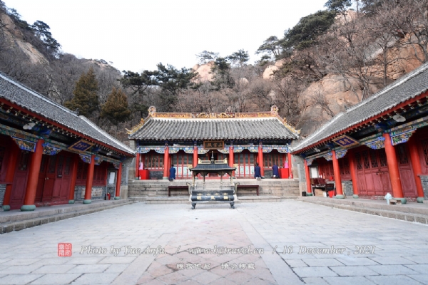 A scenic view of Anshan Qianshan Gujianzhuqun