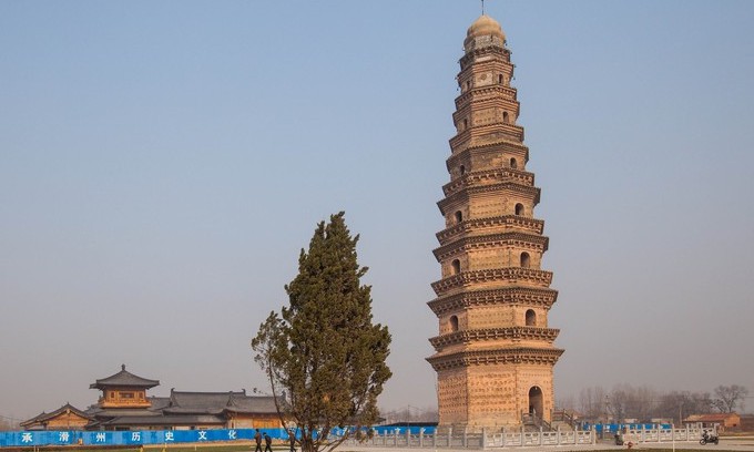A scenic view of Anyang Daxingsita
