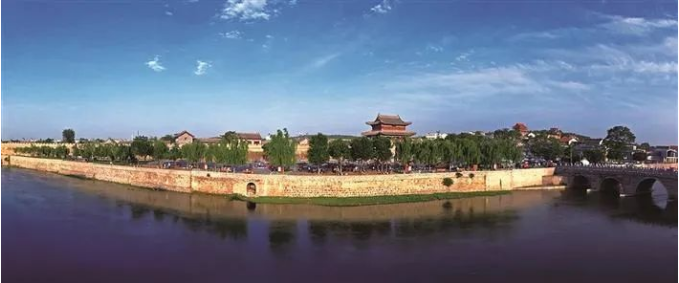 A scenic view of Anyang Dayunhe Huaxianduan