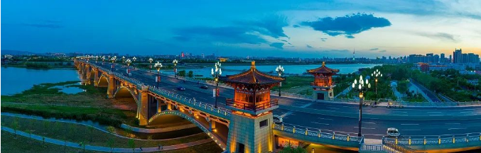A scenic view of Anyang Dayunhe Huaxianduan