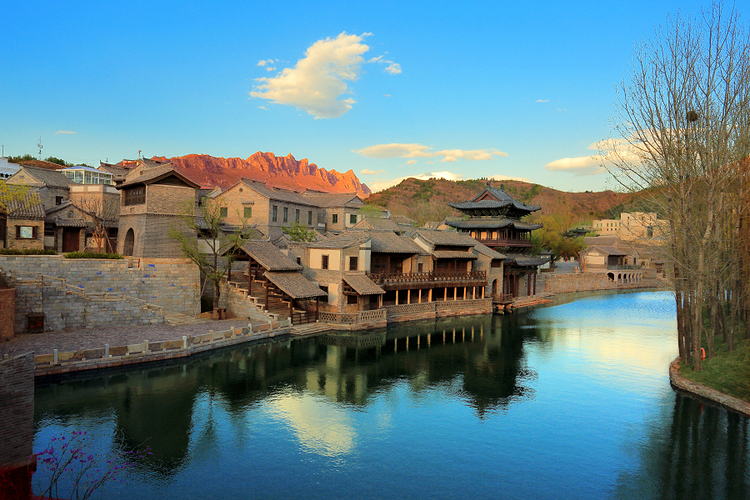 A scenic view of Baicheng Hanshu Yizhi