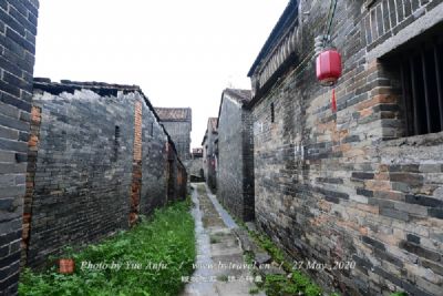 A scenic view of Baise Xilin Censhi Jiazu Jianzhuqun