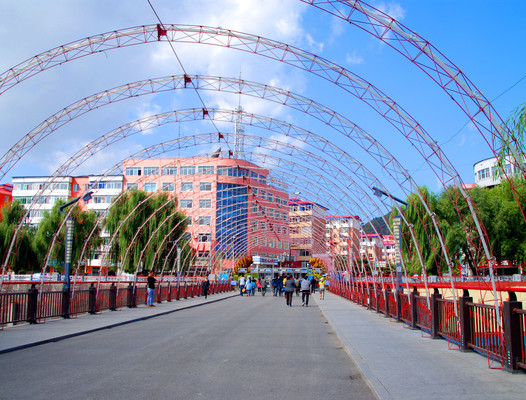 A scenic view of Baishan Sibao Linjiang Zhanyi Zhihuibu Jiuzhi