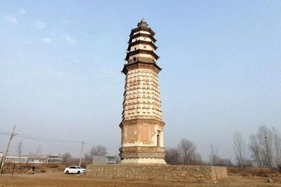 A scenic view of Baoding Diaoyutai Site