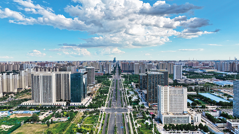 A scenic view of Baoding Guangyuan Garden