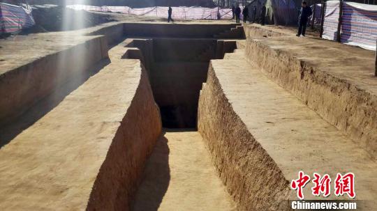 A scenic view of Baoding Mancheng Han Tomb Zhongshan Jing Wang