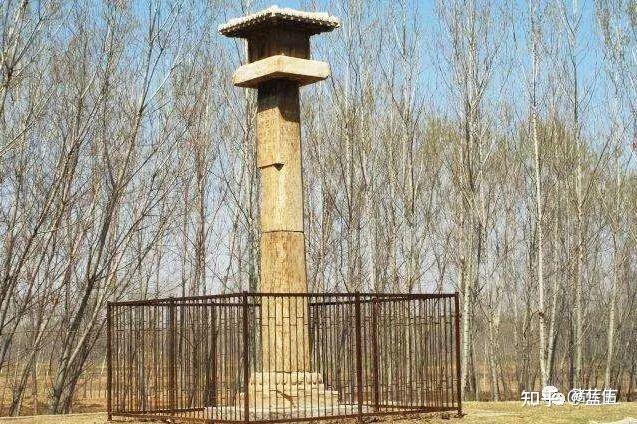 A scenic view of Baoding Yicihui Stone Pillar