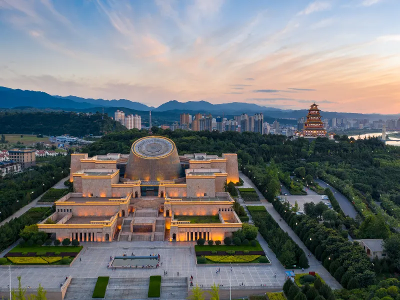 A scenic view of Baoji Liuxiangcheng Site