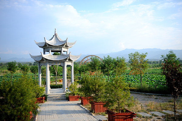 A scenic view of Baoji Liuxiangcheng Site