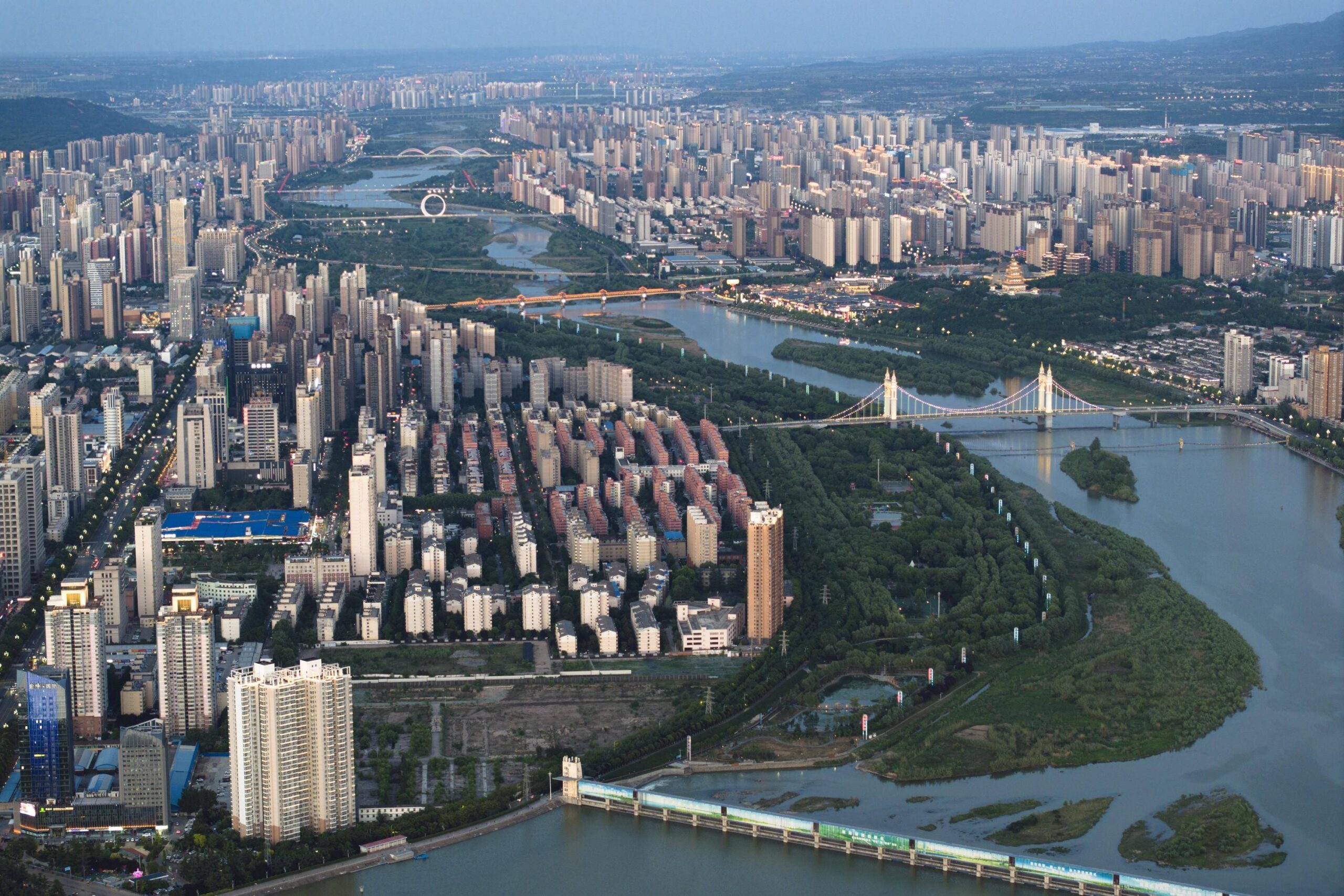 A scenic view of Baoji Qiaozhen Site