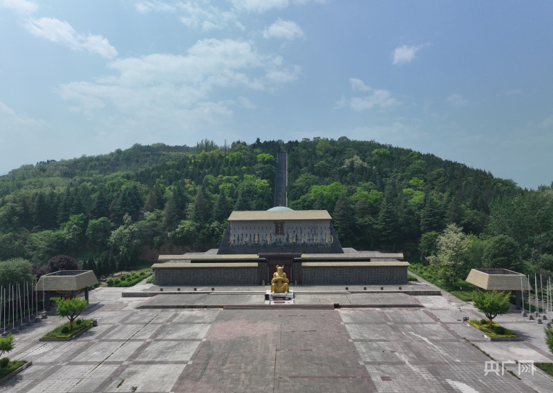 A scenic view of Baoji Zhaojiatai Site