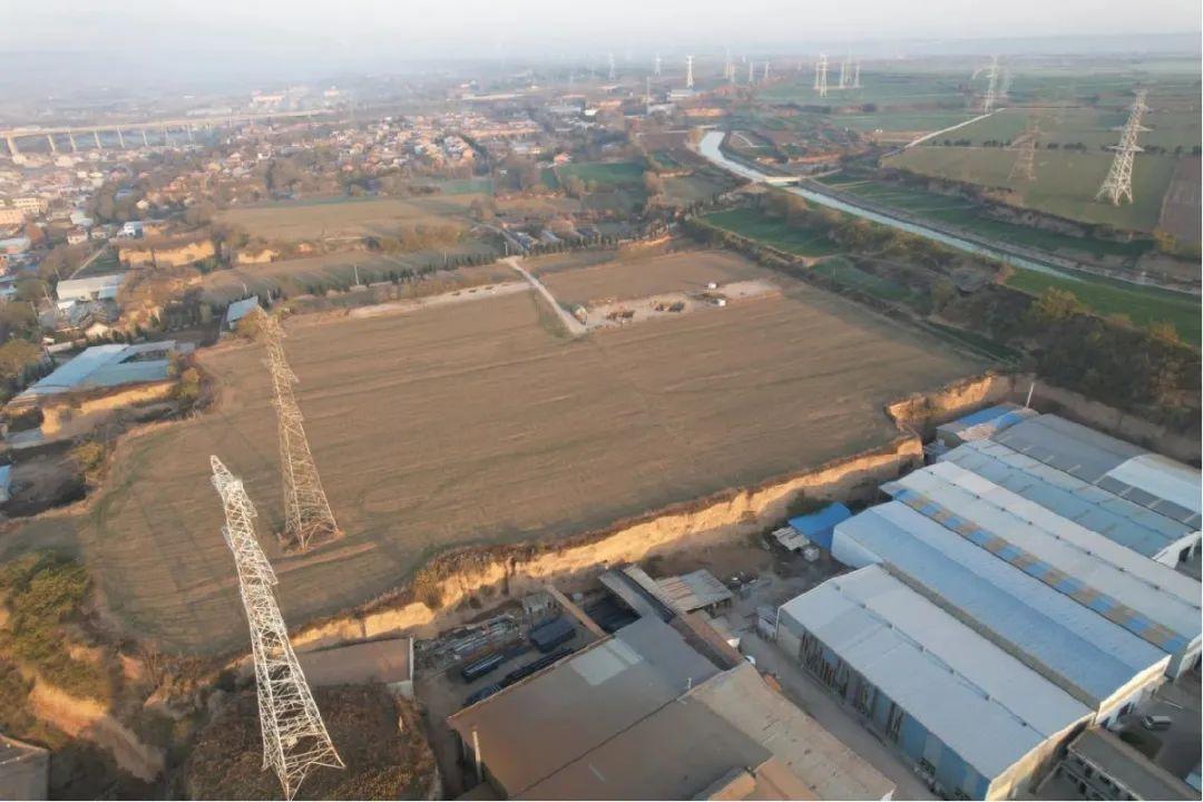 A scenic view of Baoji Zhaojiatai Site
