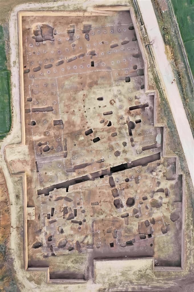 A scenic view of Baoji Zhouyuan Site