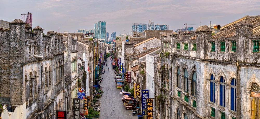 A scenic view of Beihai Dalang Gucheng Yizhi