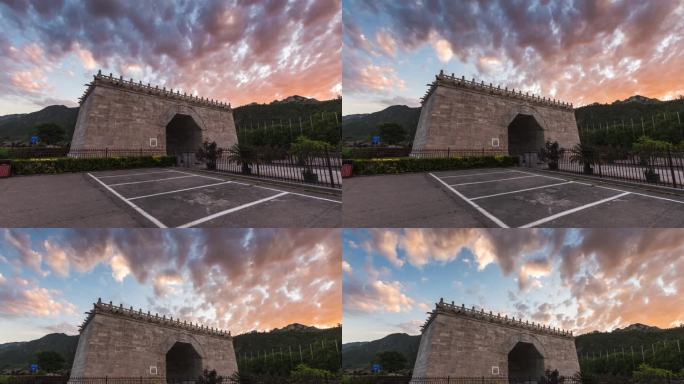 A scenic view of Beijing Changping Juyongguan Yuntai