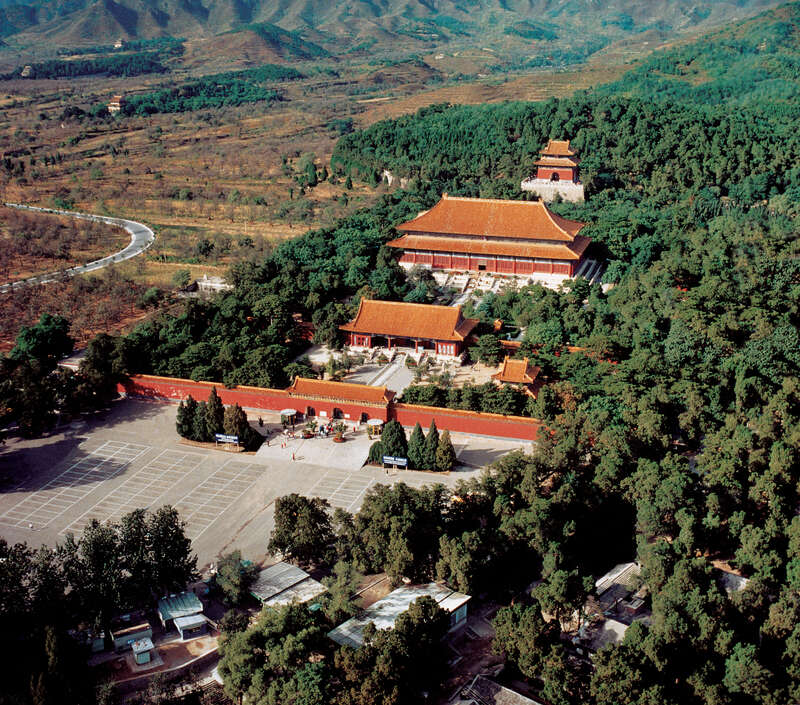 A scenic view of Beijing Changping Shisanling