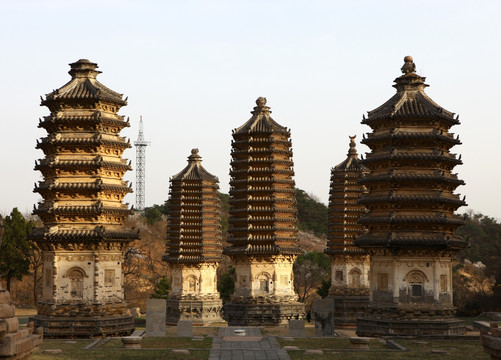 A scenic view of Beijing Changping Yinshan Talin