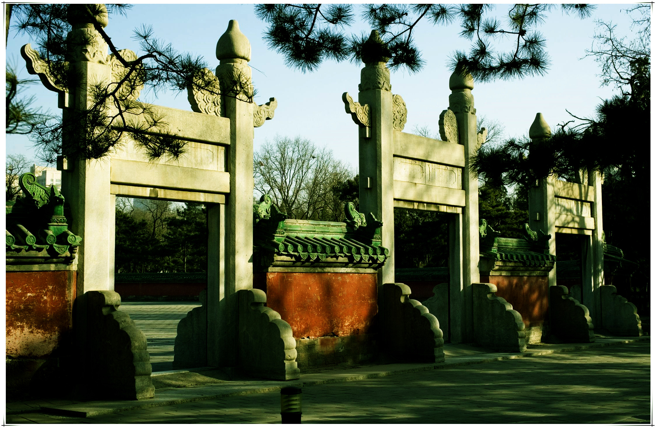 A scenic view of Beijing Chaoyang Ritan