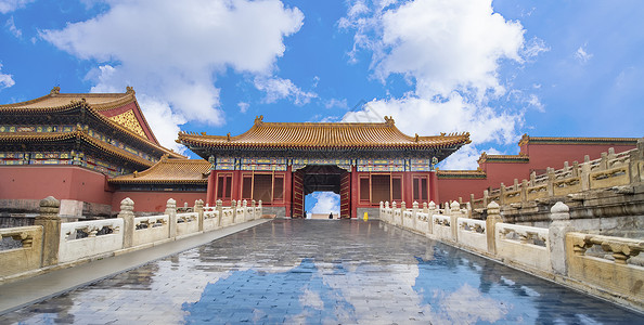 A scenic view of Beijing Dongcheng Dongtang