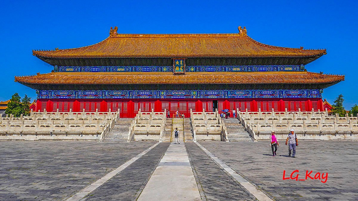 A scenic view of Beijing Dongcheng Taimiao