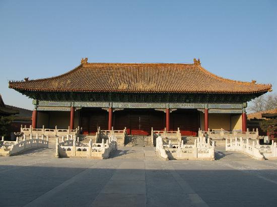 A scenic view of Beijing Dongcheng Taimiao