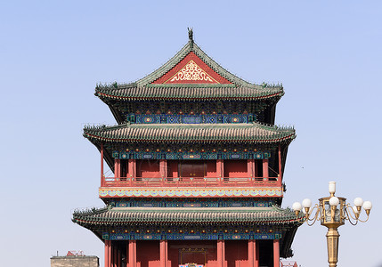 A scenic view of Beijing Dongcheng Zhengyangmen