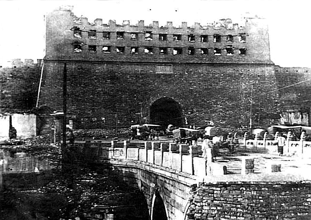 A scenic view of Beijing Dongcheng Zhengyangmen