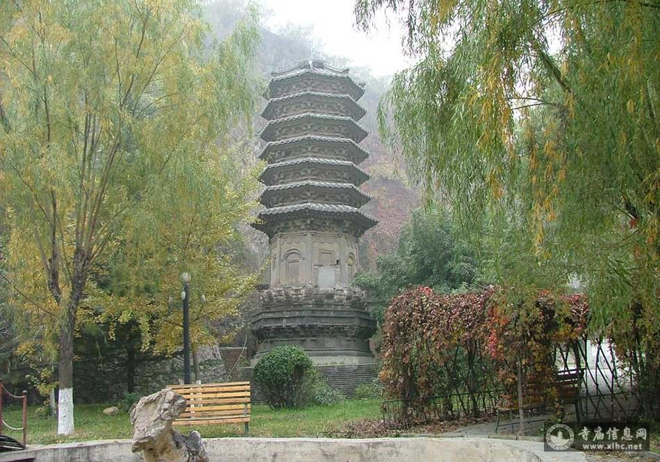 A scenic view of Beijing Fangshan Wanfotang Kongshuidong Shike Ji Ta