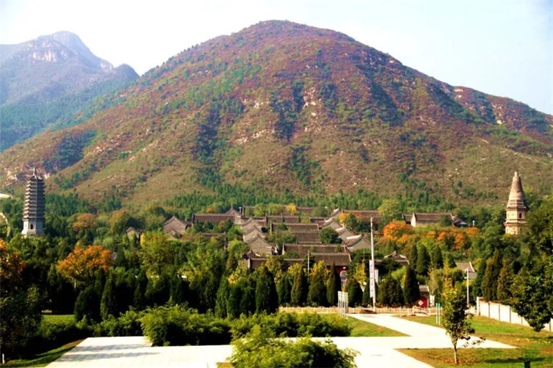 A scenic view of Beijing Fangshan Yunjusi Ta Ji Shijing