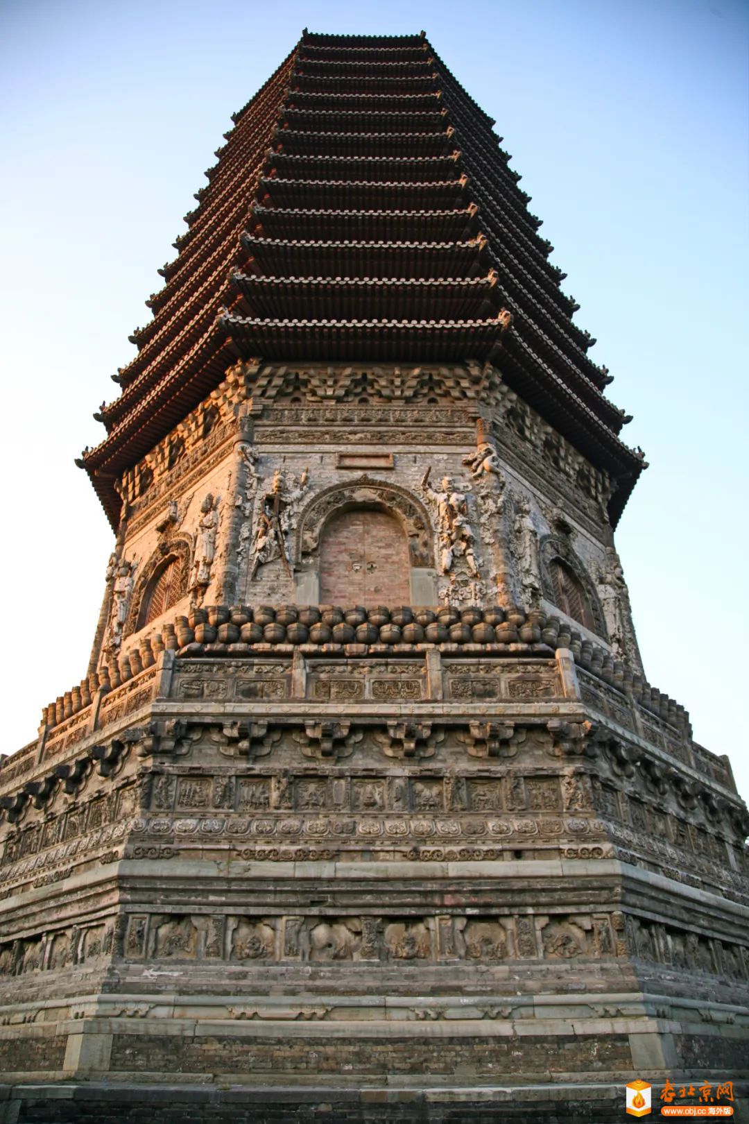 A scenic view of Beijing Haidian Cishousi Ta
