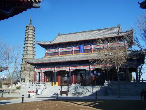 A scenic view of Beijing Haidian Dajuesi