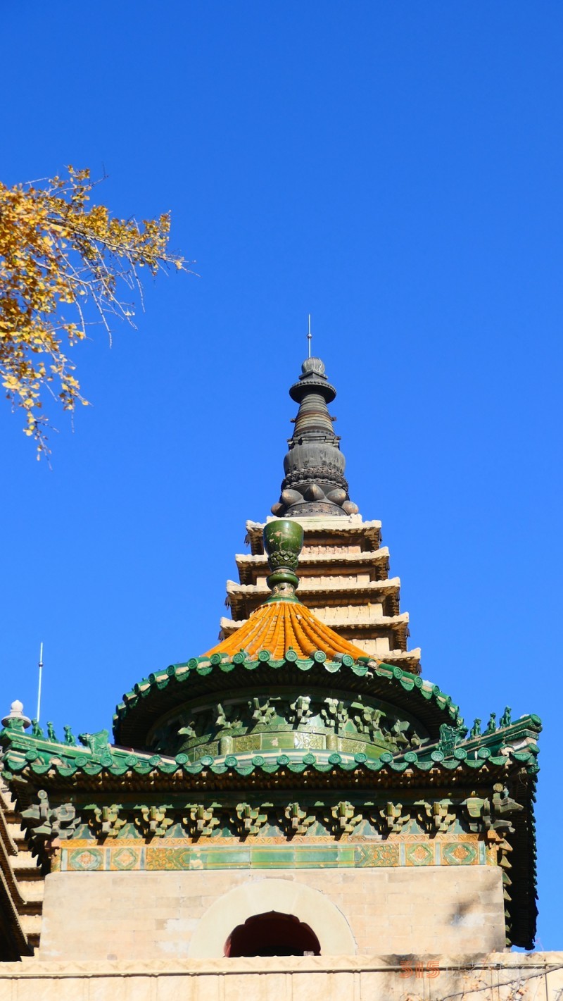 A scenic view of Beijing Haidian Zhenjuesi Jingangbaozuo