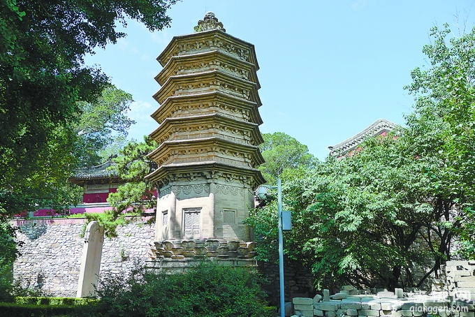 A scenic view of Beijing Mentougou Jietai Si