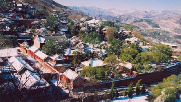 A scenic view of Beijing Mentougou Jietai Si