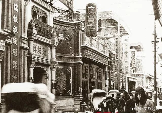 A scenic view of Beijing Xicheng Dashilan Shangye Jianzhu