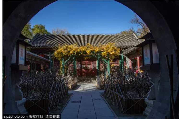 A scenic view of Beijing Xicheng Gongwangfu Ji Huayuan