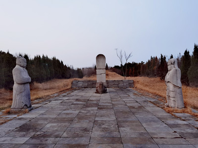 A scenic view of Bengbu Huamingtang Yanshi Mu