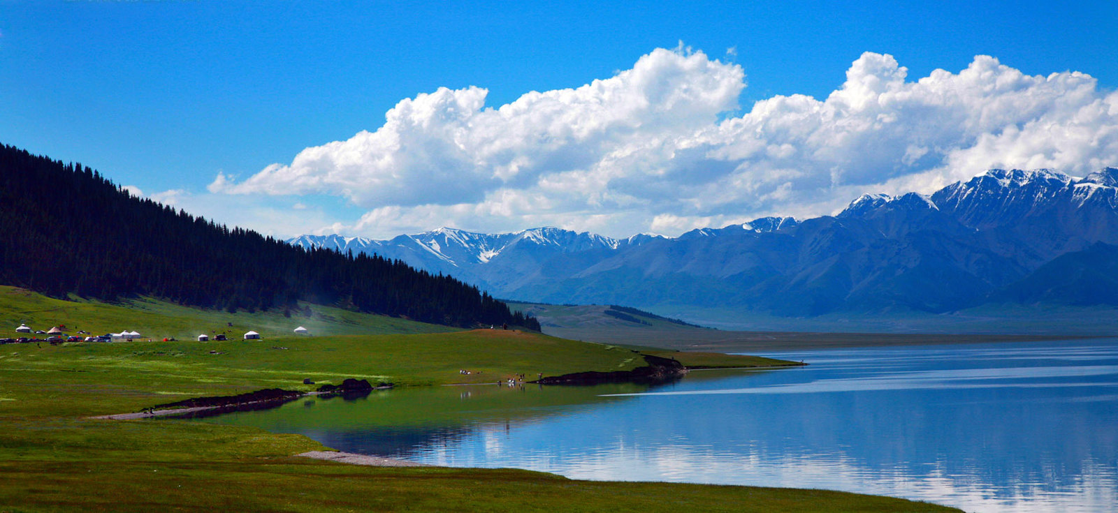 A scenic view of Bortala Sailimuhu Gumuqun