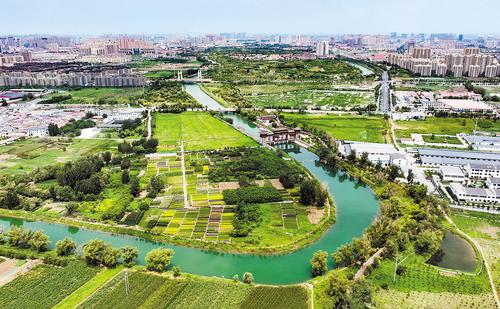 A scenic view of Cangzhou Haifengzhen Site