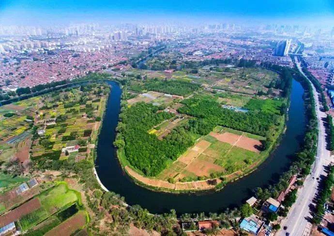 A scenic view of Cangzhou Sangezhuang Site