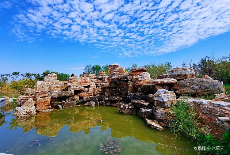 A scenic view of Cangzhou Sangezhuang Site