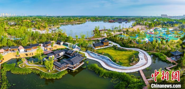 A scenic view of Cangzhou Wuyuan City Site