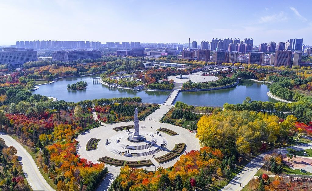 A scenic view of Changchun Lantouwobao Yizhi
