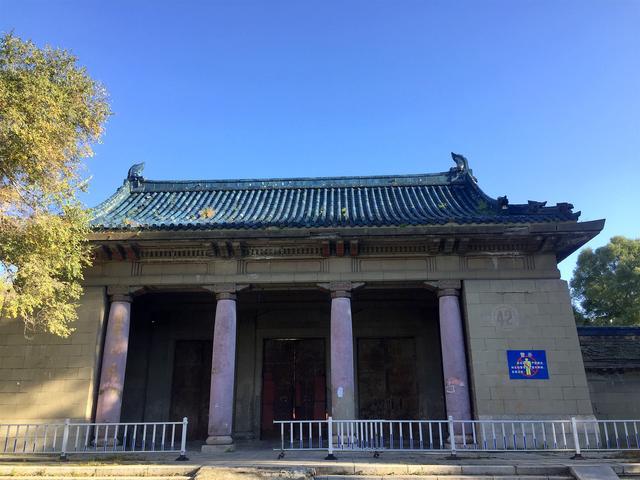 A scenic view of Changchun Weiman Jianguo Zhonglingmiao Jiuzhi