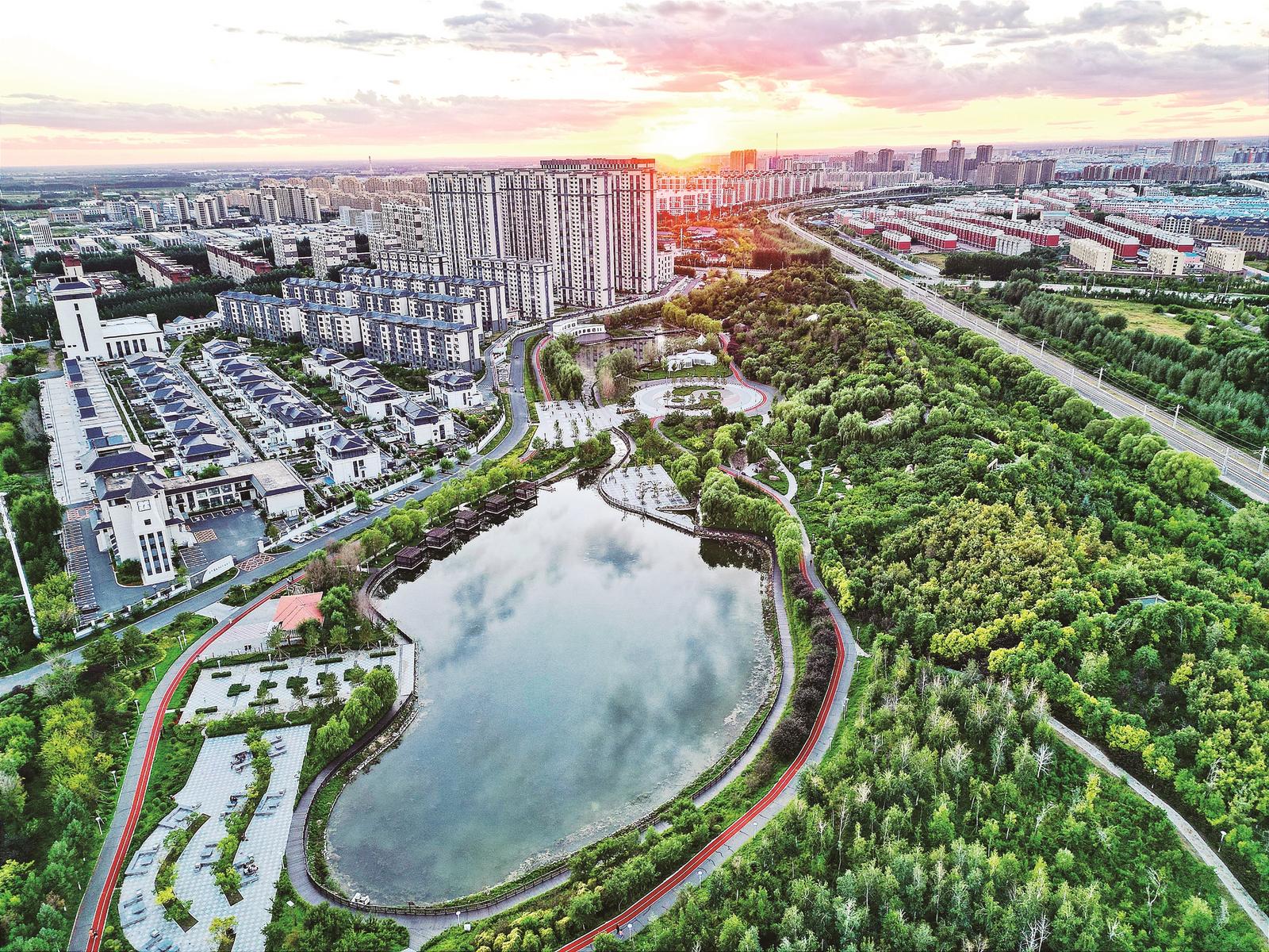 A scenic view of Changchun Wujiazi Yizhi