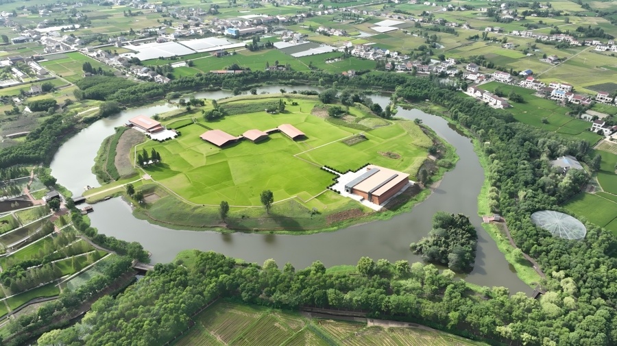 A scenic view of Changde Bashidang Yizhi