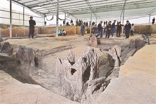 A scenic view of Changde Jigongdang Yizhi