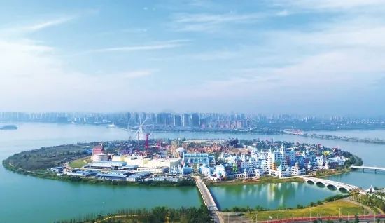 A scenic view of Changde Shenmingcheng Yizhi